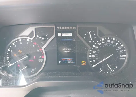 2025 Toyota Tundra Sr 4Wd из США, поврежденный, VIN 5TFKB5DB9SX271872